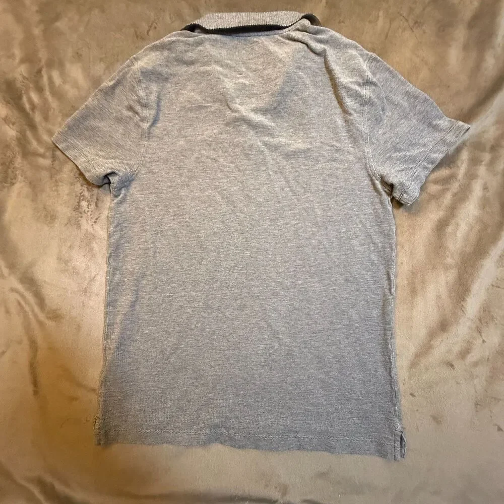 J.Crew grey Flex Pique Polo - Size M - 0382